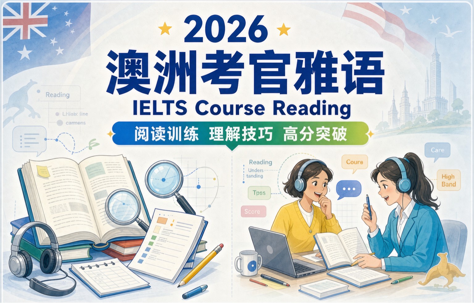 2026澳洲考官雅思3. IELTS Course Reading (Sections 8-11)