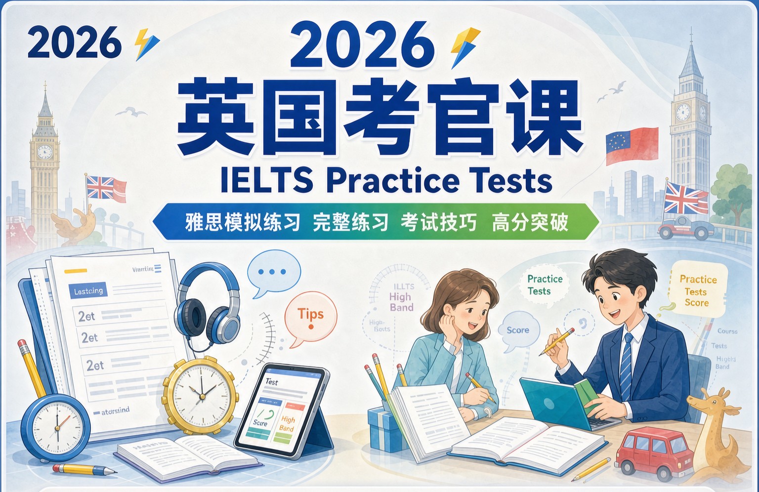 2026英国外教课IELTS Practice Tests