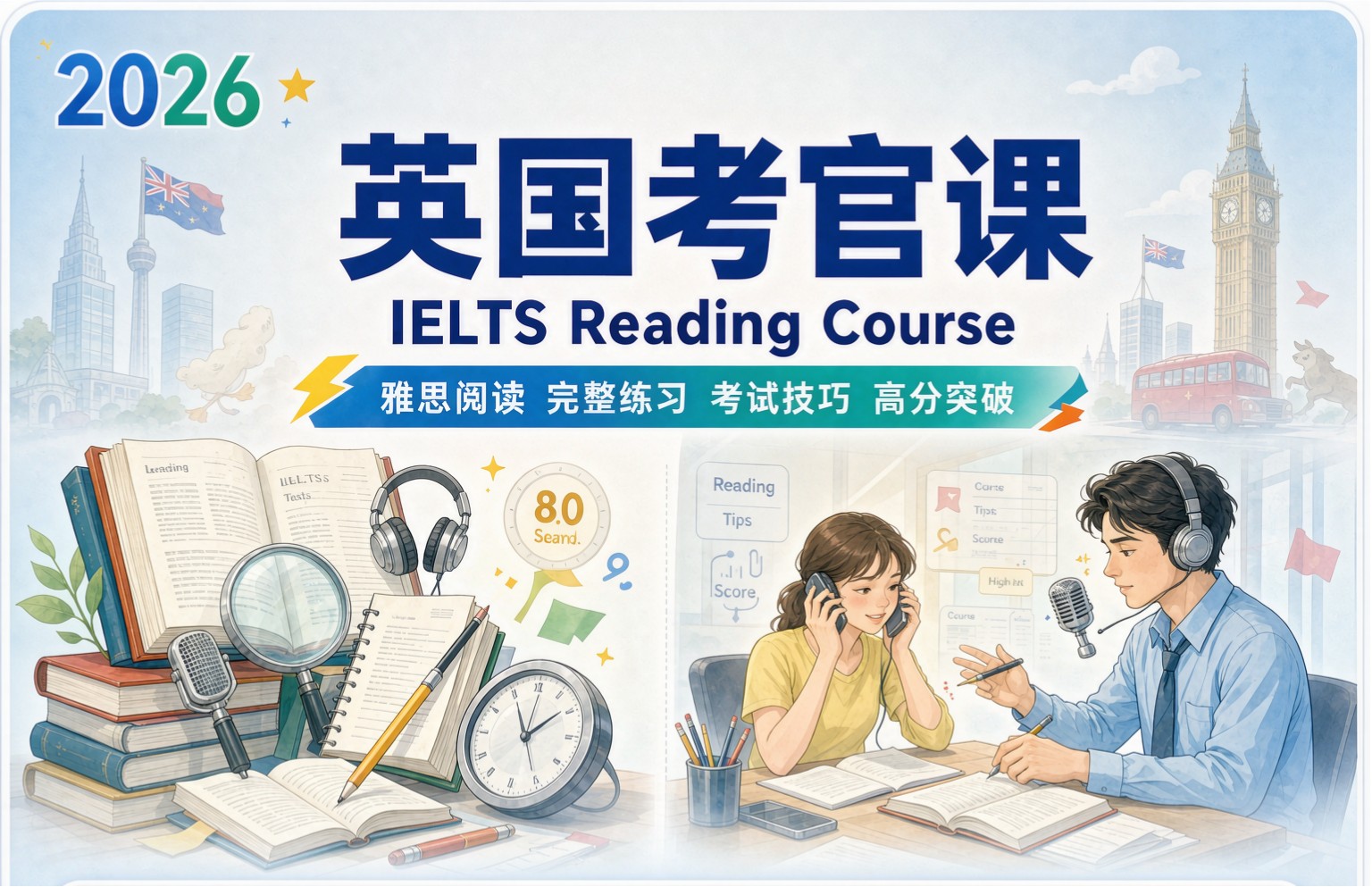 2026英国外教课IELTS Reading Course