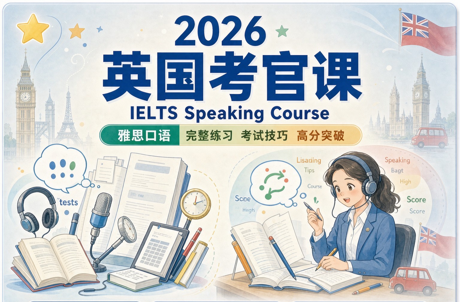 2026英国外教课IELTS Speaking Course