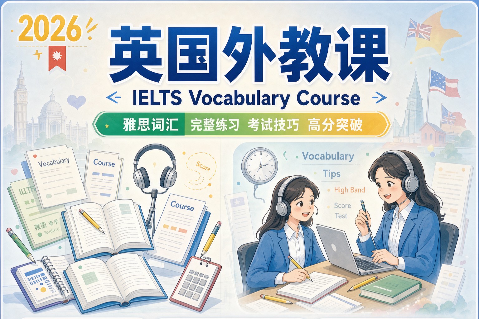 2026英国外教课IELTS Vocabulary Course