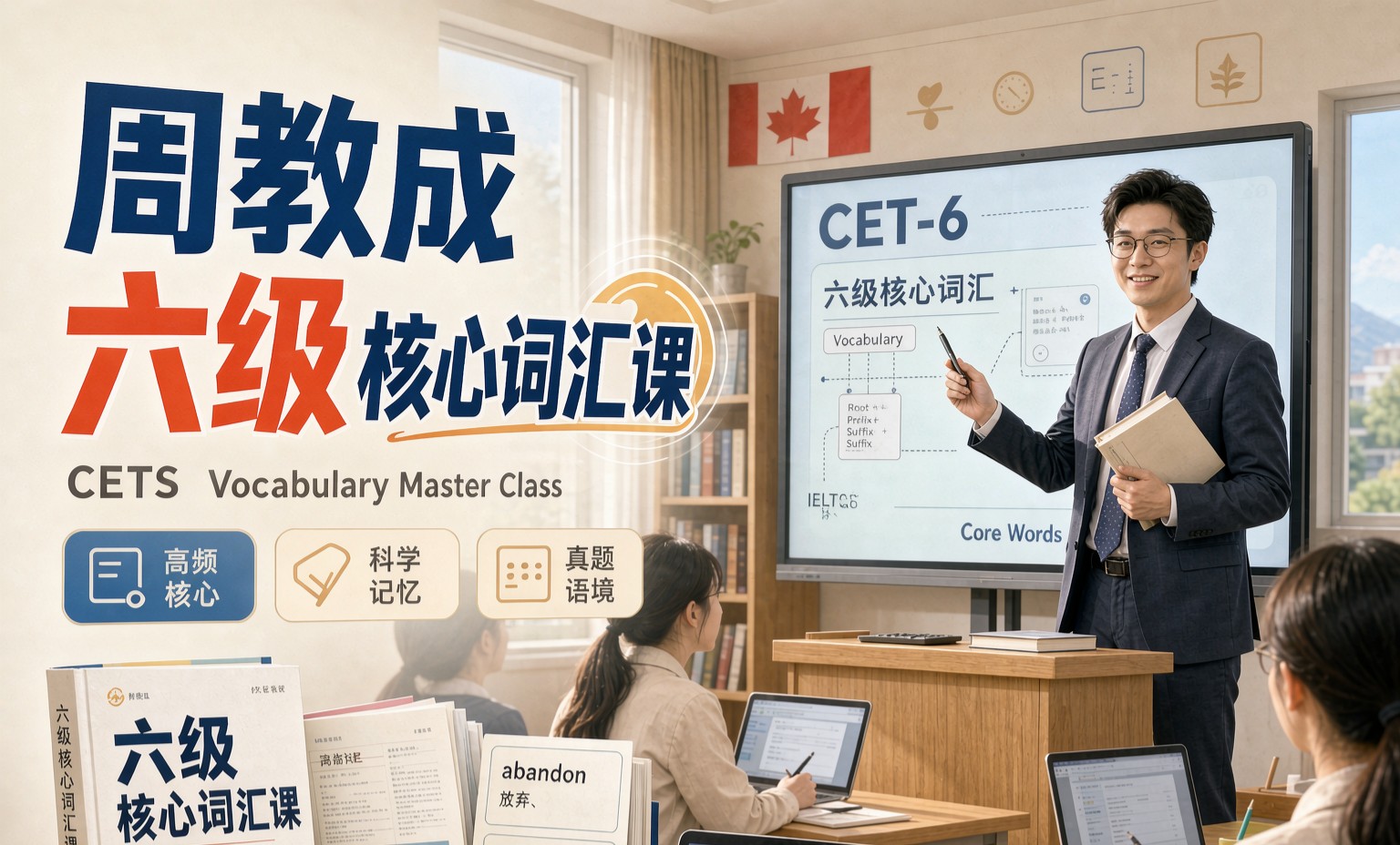 周思成六级核心词汇课