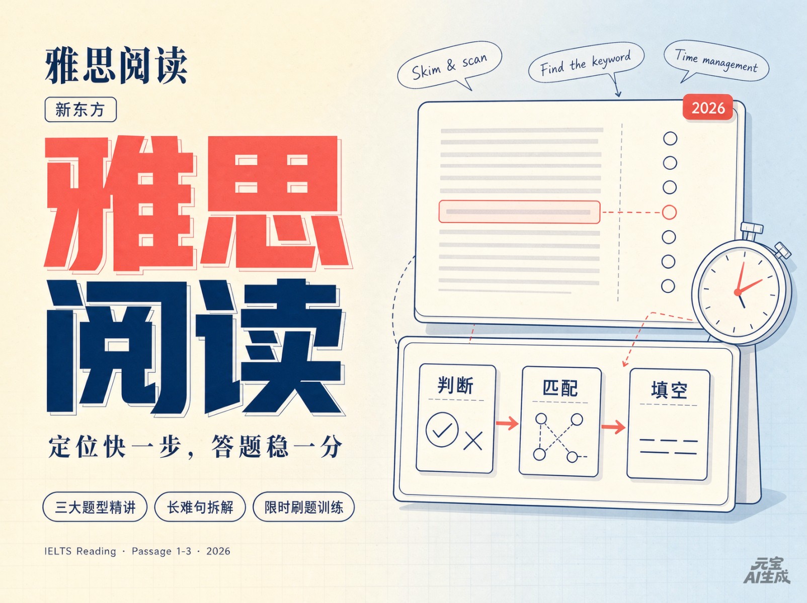 2026新东方雅思阅读