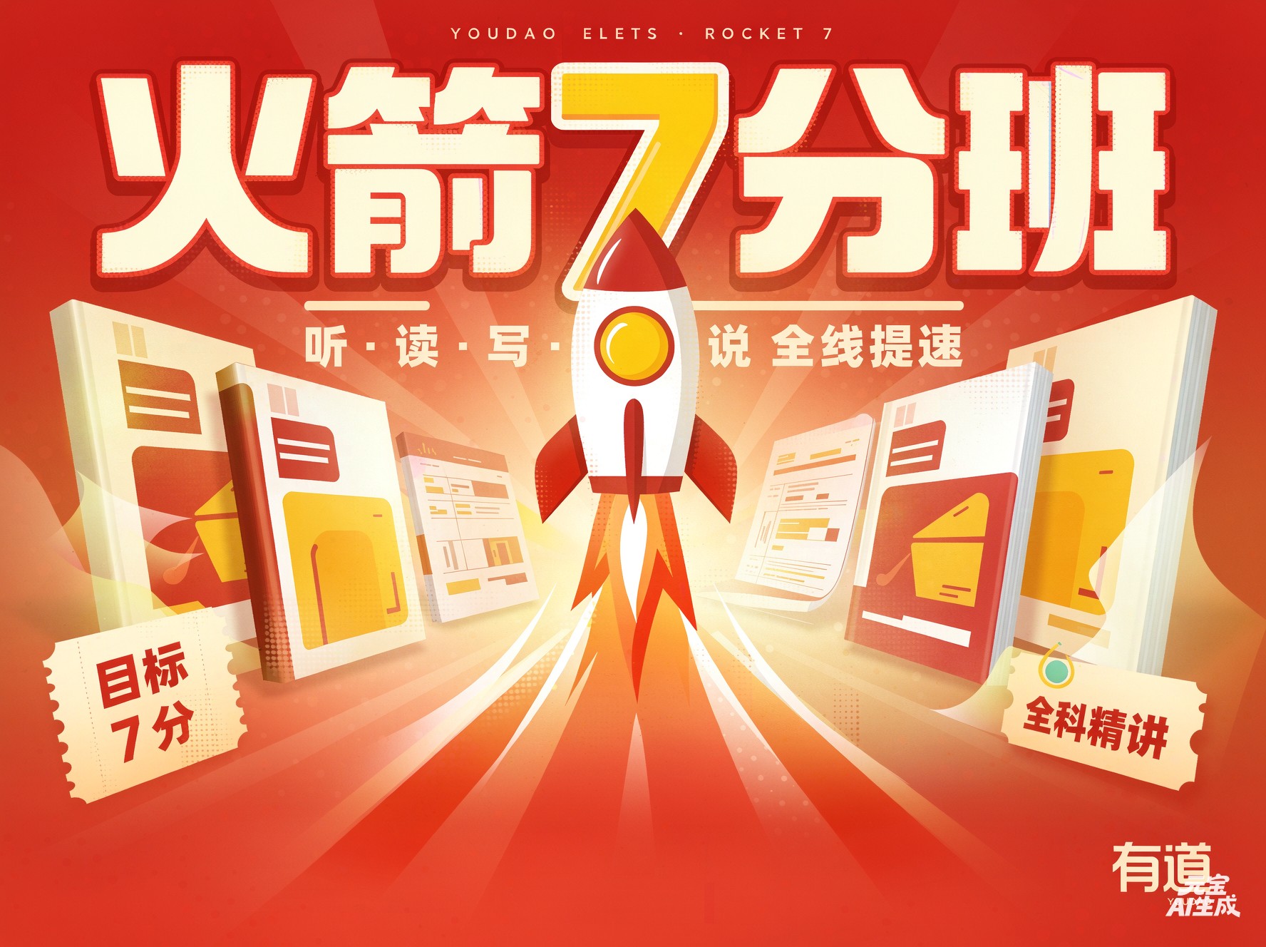 有道雅思火箭7分班