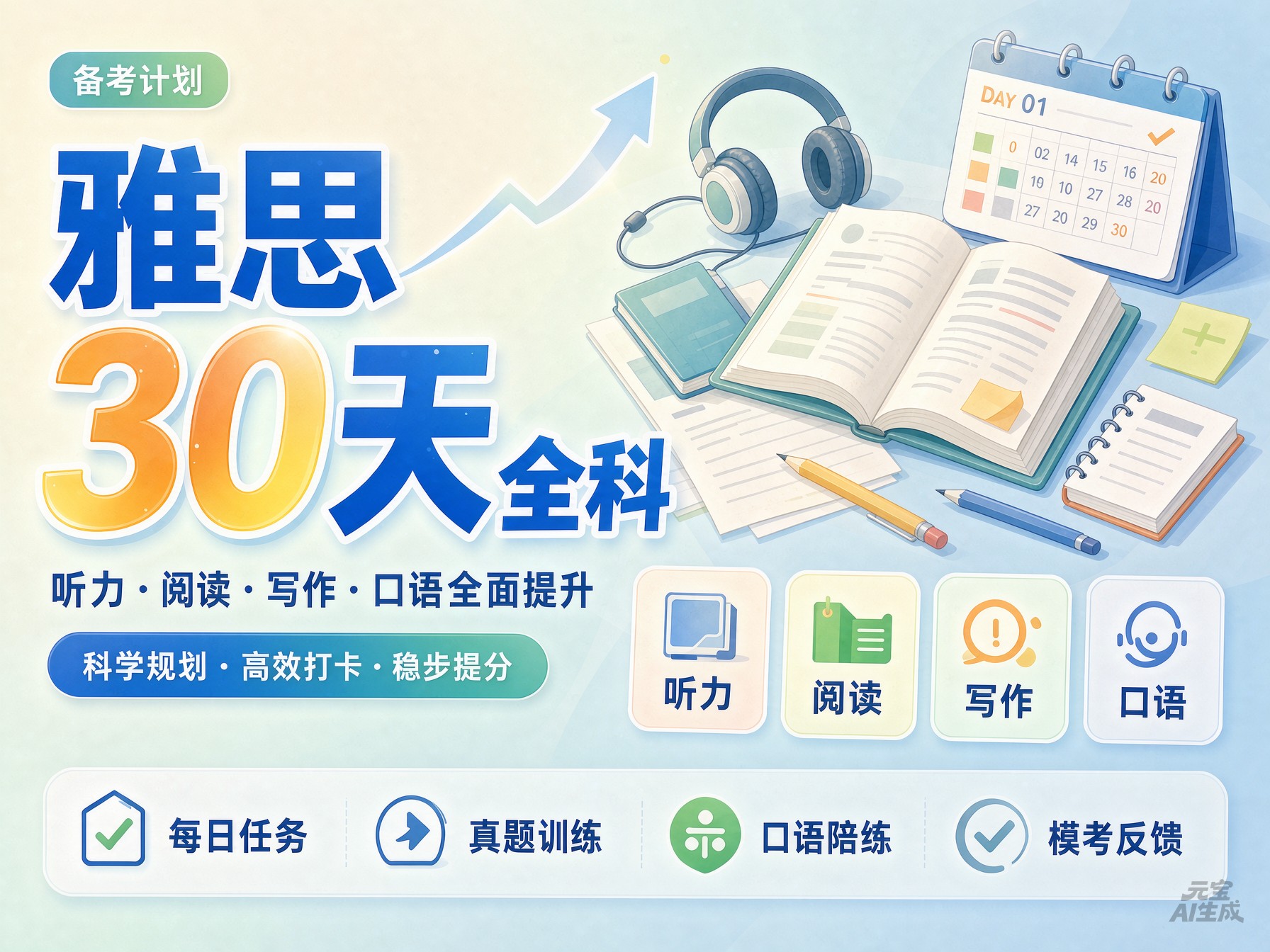 雅思30天全科小作文