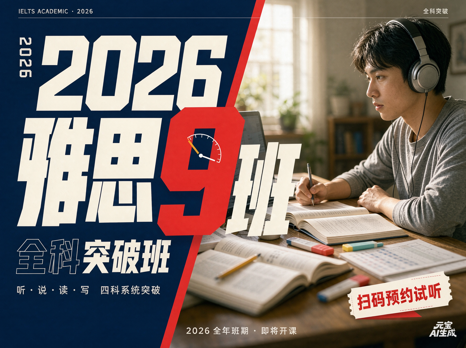 2026雅思冲9班